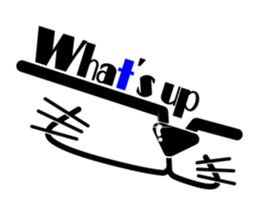 Cat-cat-cat 2 -face power- sticker #13130890