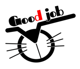 Cat-cat-cat 2 -face power- sticker #13130894