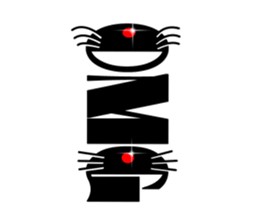 Cat-cat-cat 2 -face power- sticker #13130917