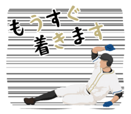 Perfect day for baseball sticker #13131187