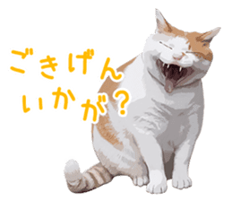 Mitsuaki Iwago Neko Sticker sticker #13131578