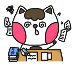 Silly cat's show time sticker #13132254