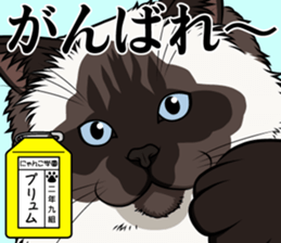 Nyanko school(PART4) sticker #13132340