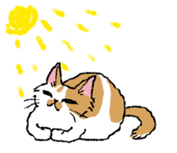 Cats of the onomatopoeia (English Ver.) sticker #13132877