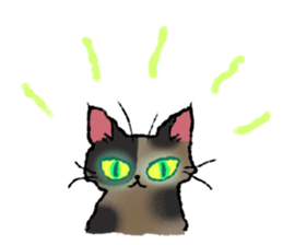Cats of the onomatopoeia (English Ver.) sticker #13132881