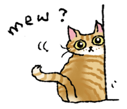 Cats of the onomatopoeia (English Ver.) sticker #13132884