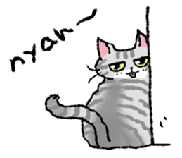 Cats of the onomatopoeia (English Ver.) sticker #13132885