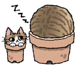 Cats of the onomatopoeia (English Ver.) sticker #13132887