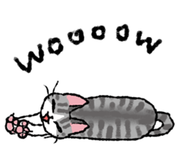 Cats of the onomatopoeia (English Ver.) sticker #13132890
