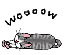 Cats of the onomatopoeia (English Ver.) sticker #13132890