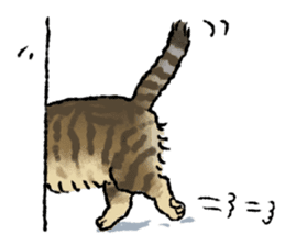 Cats of the onomatopoeia (English Ver.) sticker #13132899