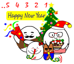 OX 5: Merry X'Mas & Happy New Year sticker #13133034