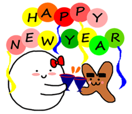 OX 5: Merry X'Mas & Happy New Year sticker #13133035