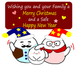 OX 5: Merry X'Mas & Happy New Year sticker #13133036