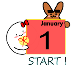 OX 5: Merry X'Mas & Happy New Year sticker #13133038