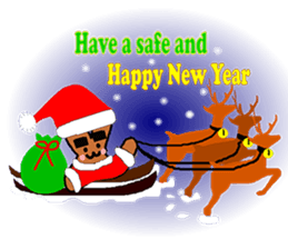 OX 5: Merry X'Mas & Happy New Year sticker #13133042