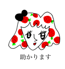 STRAWBERRY CLOTHES 6 sticker #13133190