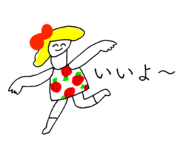 STRAWBERRY CLOTHES 6 sticker #13133192