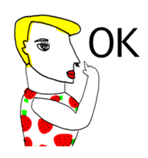 STRAWBERRY CLOTHES 6 sticker #13133194