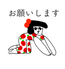 STRAWBERRY CLOTHES 6 sticker #13133216