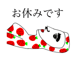 STRAWBERRY CLOTHES 6 sticker #13133219