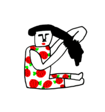 STRAWBERRY CLOTHES 6 sticker #13133223