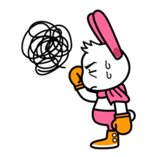 Funny bunny! sticker #13135086