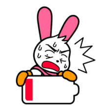 Funny bunny! sticker #13135097