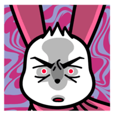 Funny bunny! sticker #13135099