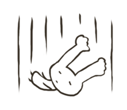 white-white rabbit sticker #13135588