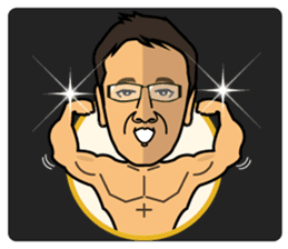 Scoop! Kohzoh Inoue showbiz reporter sticker #13136789