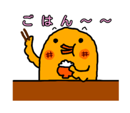 Yellow Little Birds3 sticker #13136796