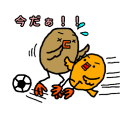 Yellow Little Birds3 sticker #13136802