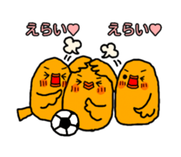 Yellow Little Birds3 sticker #13136823