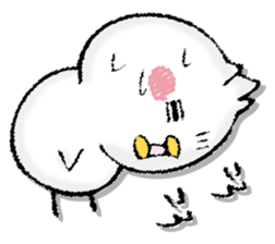 Komyushou chicken 2 sticker #13137980