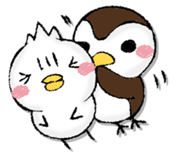 Komyushou chicken 2 sticker #13137985