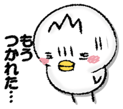 Komyushou chicken 2 sticker #13137988