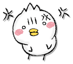 Komyushou chicken 2 sticker #13137993