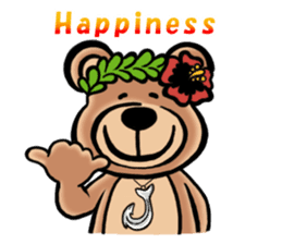 Mr.AERU of the bear which is aloha sticker #13138050