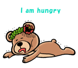 Mr.AERU of the bear which is aloha sticker #13138055