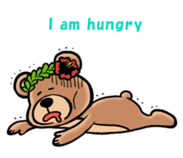 Mr.AERU of the bear which is aloha sticker #13138055