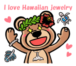 Mr.AERU of the bear which is aloha sticker #13138065