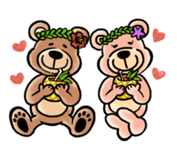 Mr.AERU of the bear which is aloha sticker #13138077