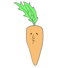 Radishsan&carrotsan sticker #13138378