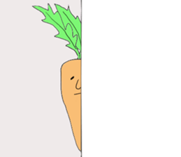 Radishsan&carrotsan sticker #13138379