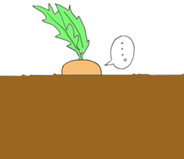 Radishsan&carrotsan sticker #13138383