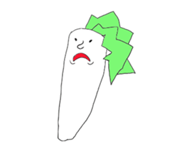 Radishsan&carrotsan sticker #13138388