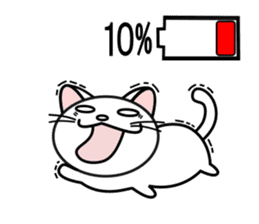 Sticker of the cats with the eyebrows sticker #13138432