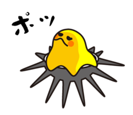 Japanese Purple sea urchin sticker #13138997