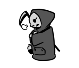 Q Grim reaper English version sticker #13139153